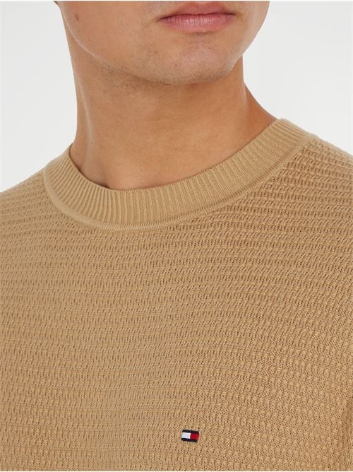 interlaced structure crew neck Tommy Hilfiger | MW0MW31576RBL.RBL